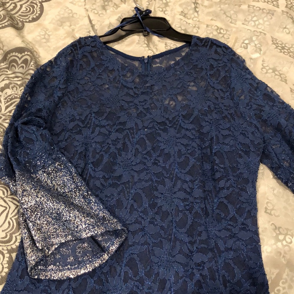Blue Lace Dress